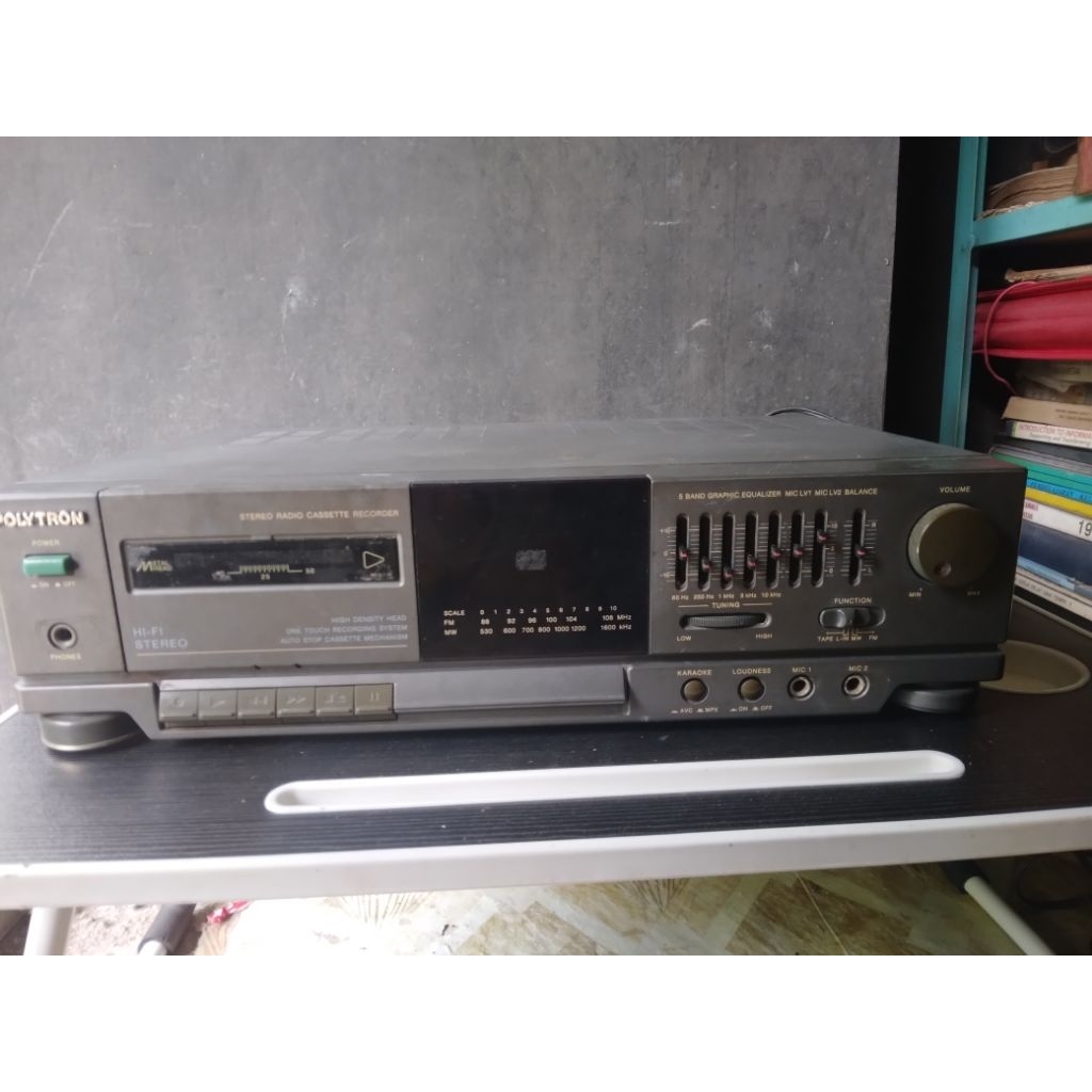 Radio Tape Deck Polytron  Dat - Tape Deck Polytron