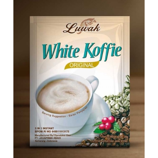

Kopi Luwak White Koffie Original 1x20gr