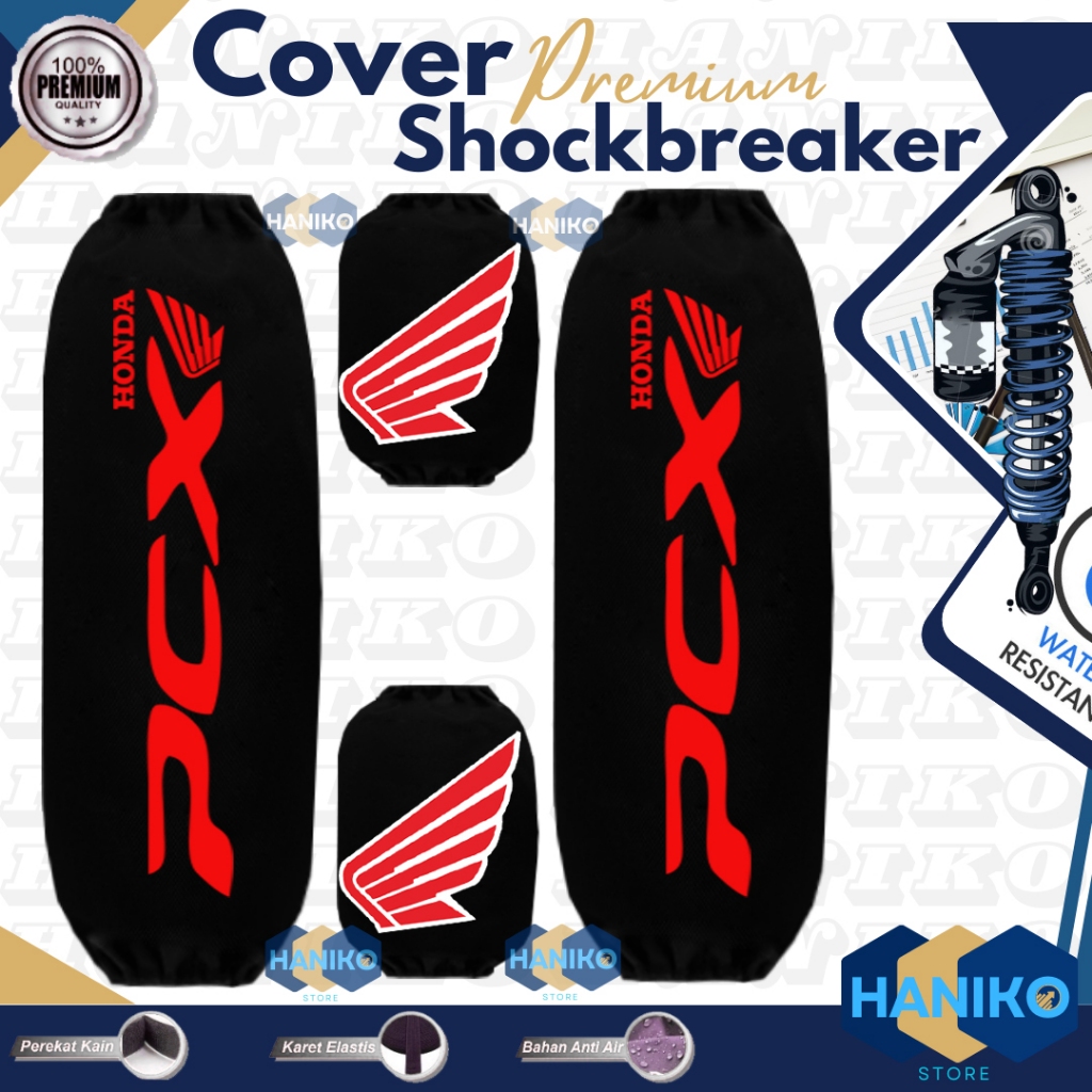 Sarung shock NEW PCX OLD / cover shockbreaker sarung sok shok belakang motor sepasang PCX 160, PCX 1