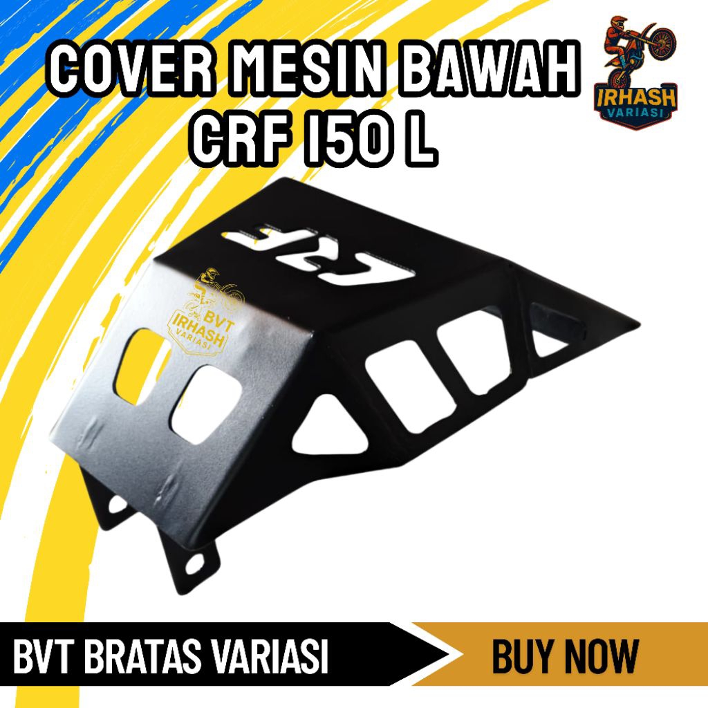 Cover Mesin Bawah CRF Model Full Besi Pengaman Mesin Bawah Variasi
