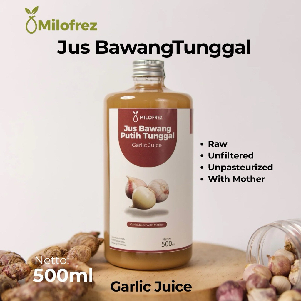 

Bawang putih tunggal juice Garlic cider vinegar
