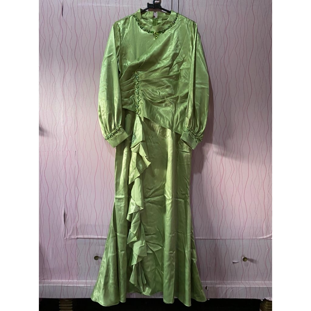 Preloved Gaun Kondangan Wanita | Dress Pesta (gratis hijab warna senada)