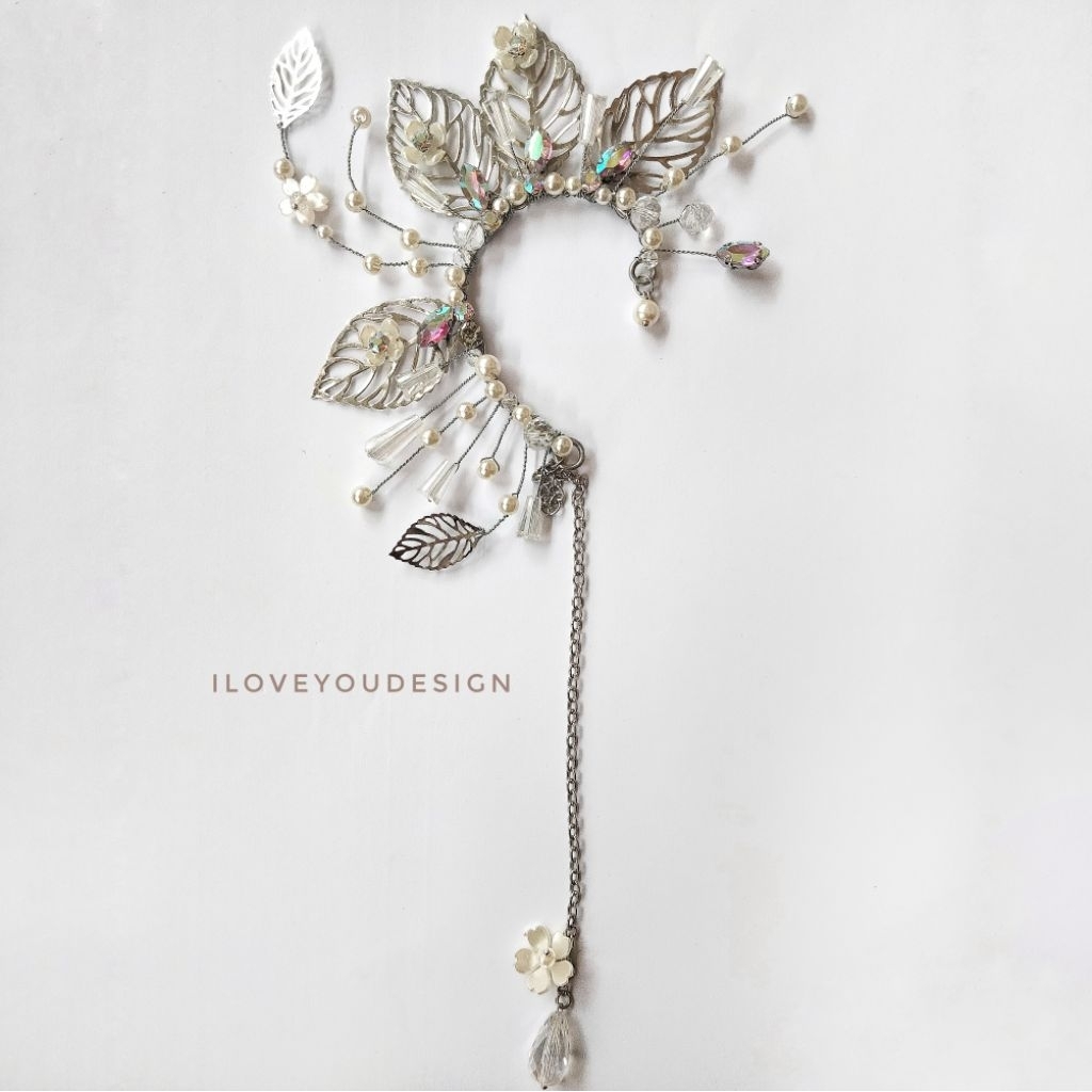 iloveyoudesign/ classic leave earcuff/ earcuff/ headpiece/ anting/ anting lucu/ anting unik/ anting 