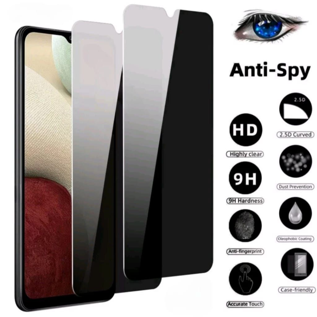Tempered glass anti SPY Redmi A5 A3 9 9a 9c 9c Nfc 9i 9 Prime 9t 8 8a 8a Pro 7 7a 6 6a 5 Plus 5a Y2 