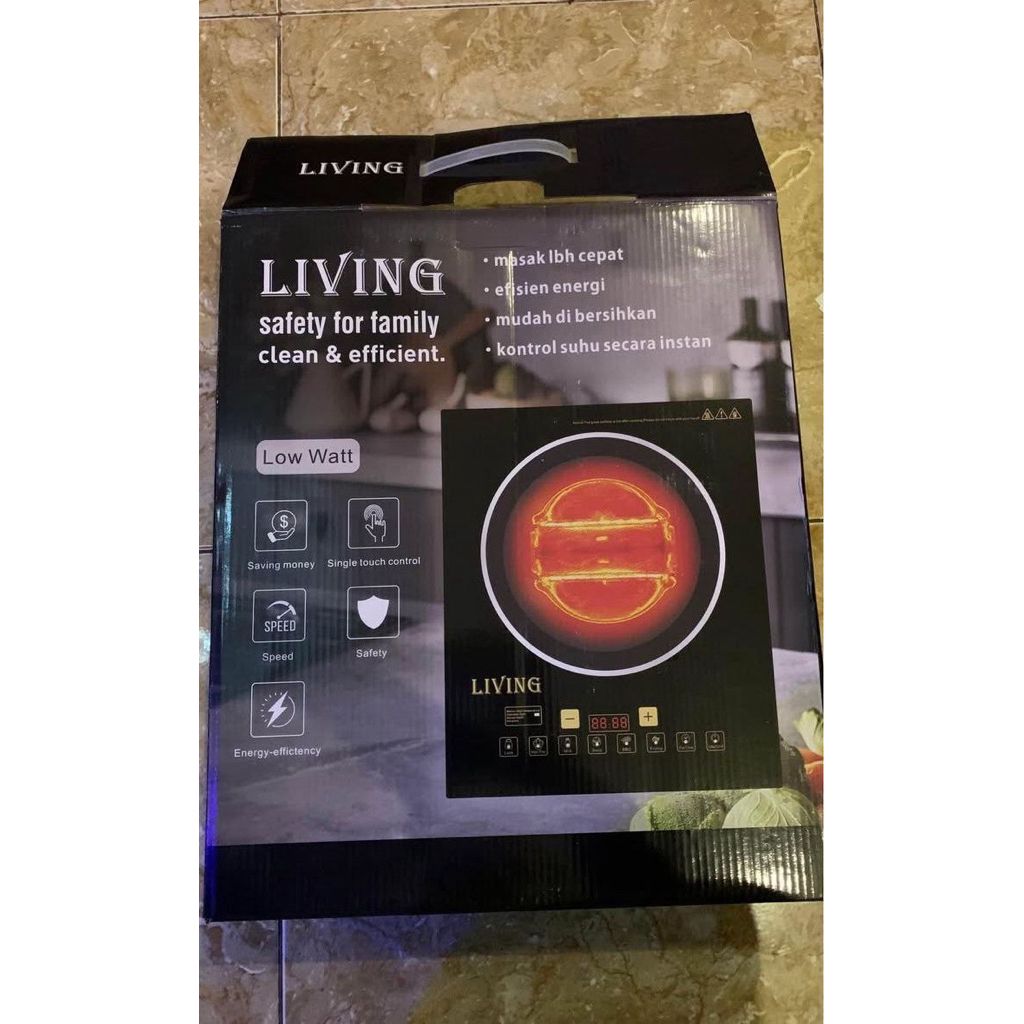 Kompor Listrik Infrared LIVING – Solusi Masak Praktis & Hemat Energi!