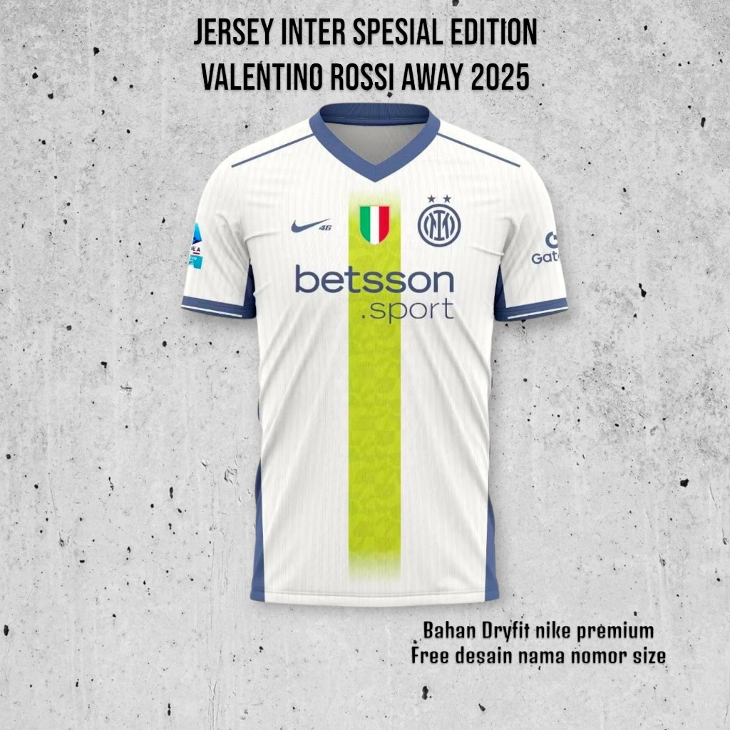 Jersey Inter Spesial Edition Valentino Rossi Away 2025