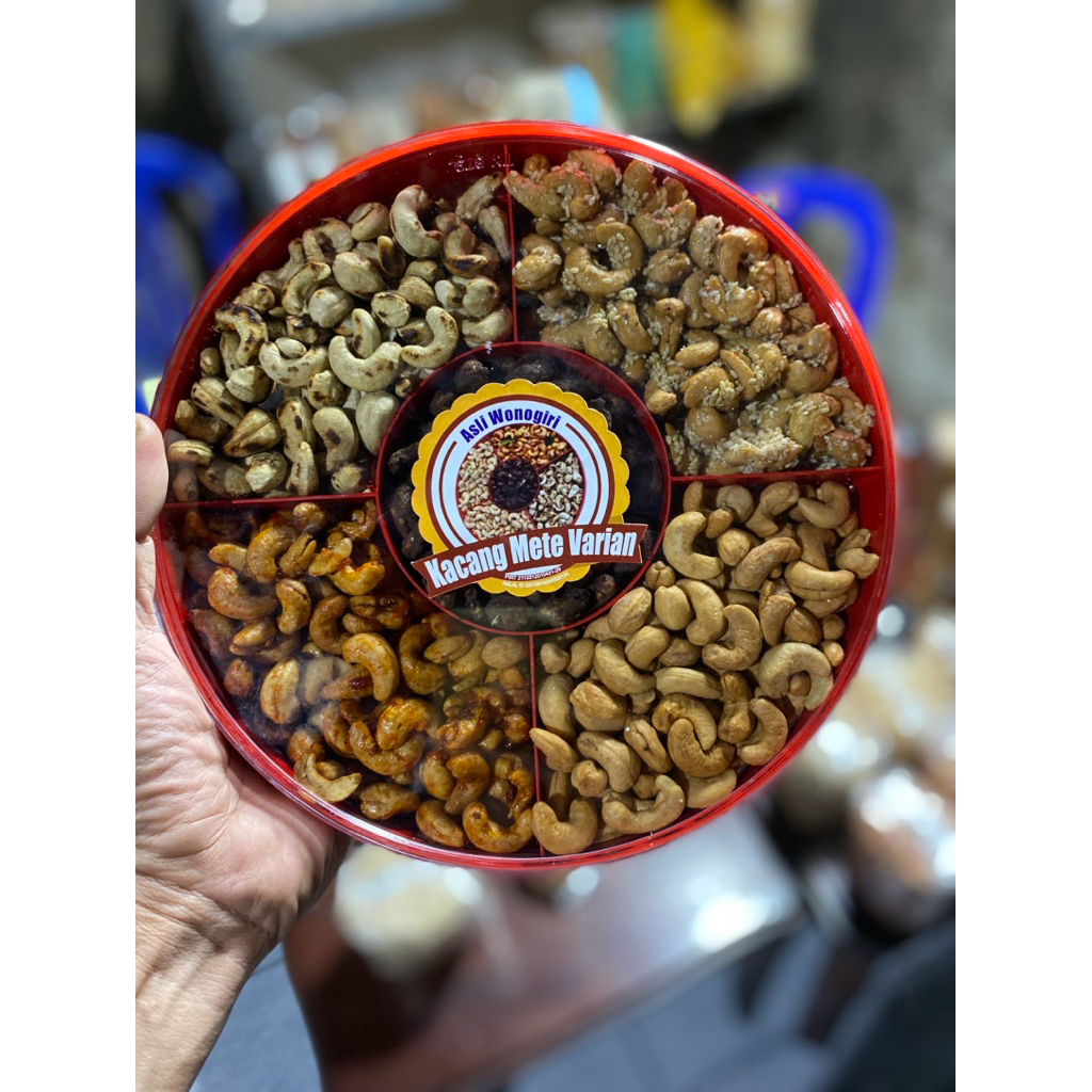 

kacang mete 5 sekat dan 4 sekat varian rasa