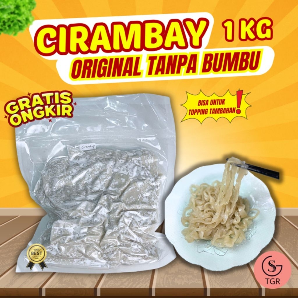 

TANPA BUMBU 1 KG CIRAMBAY POLOS MENTAH MAKANAN INSTAN GURIH