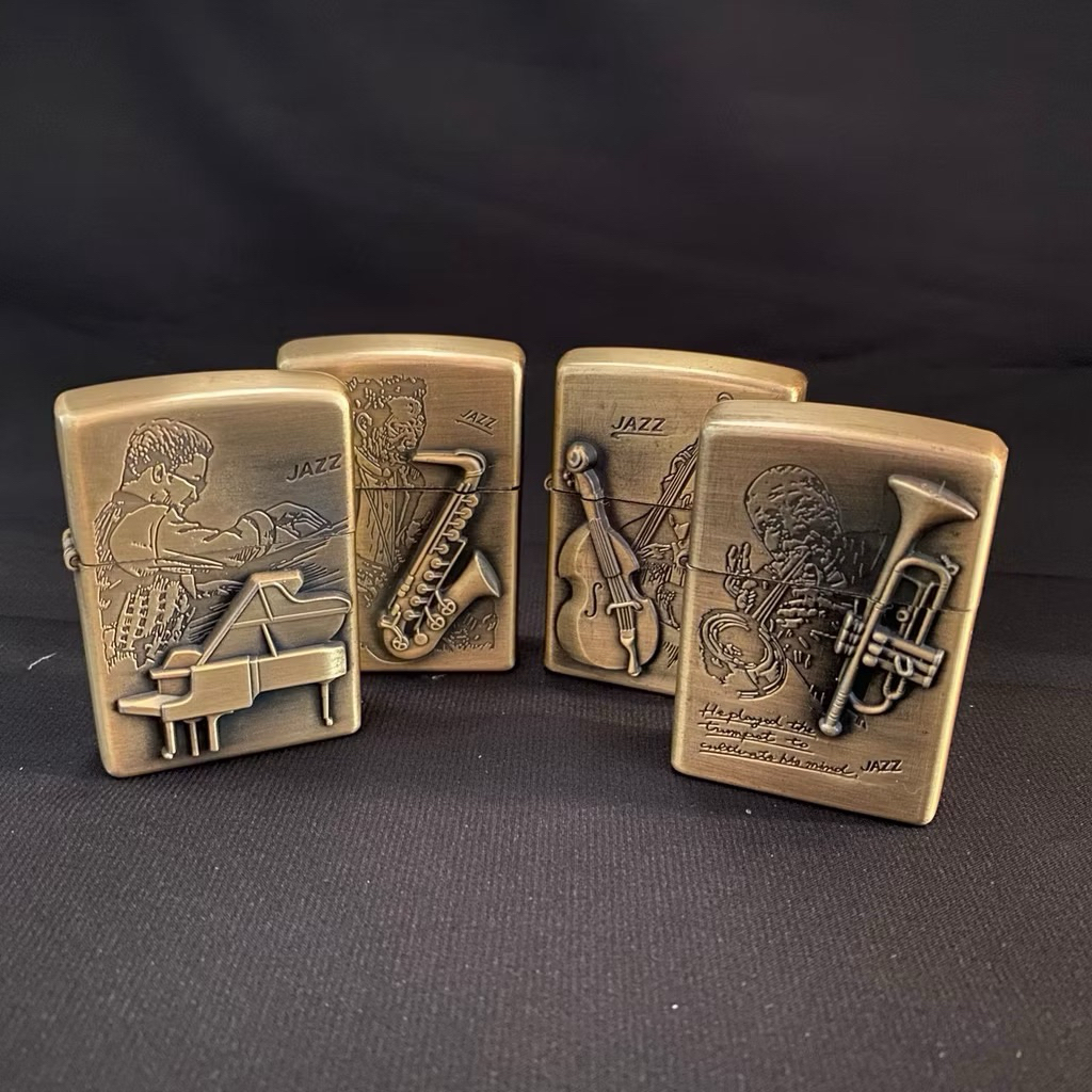 Korek api unik korek kantai gambar alat musik jazz gambar timbul