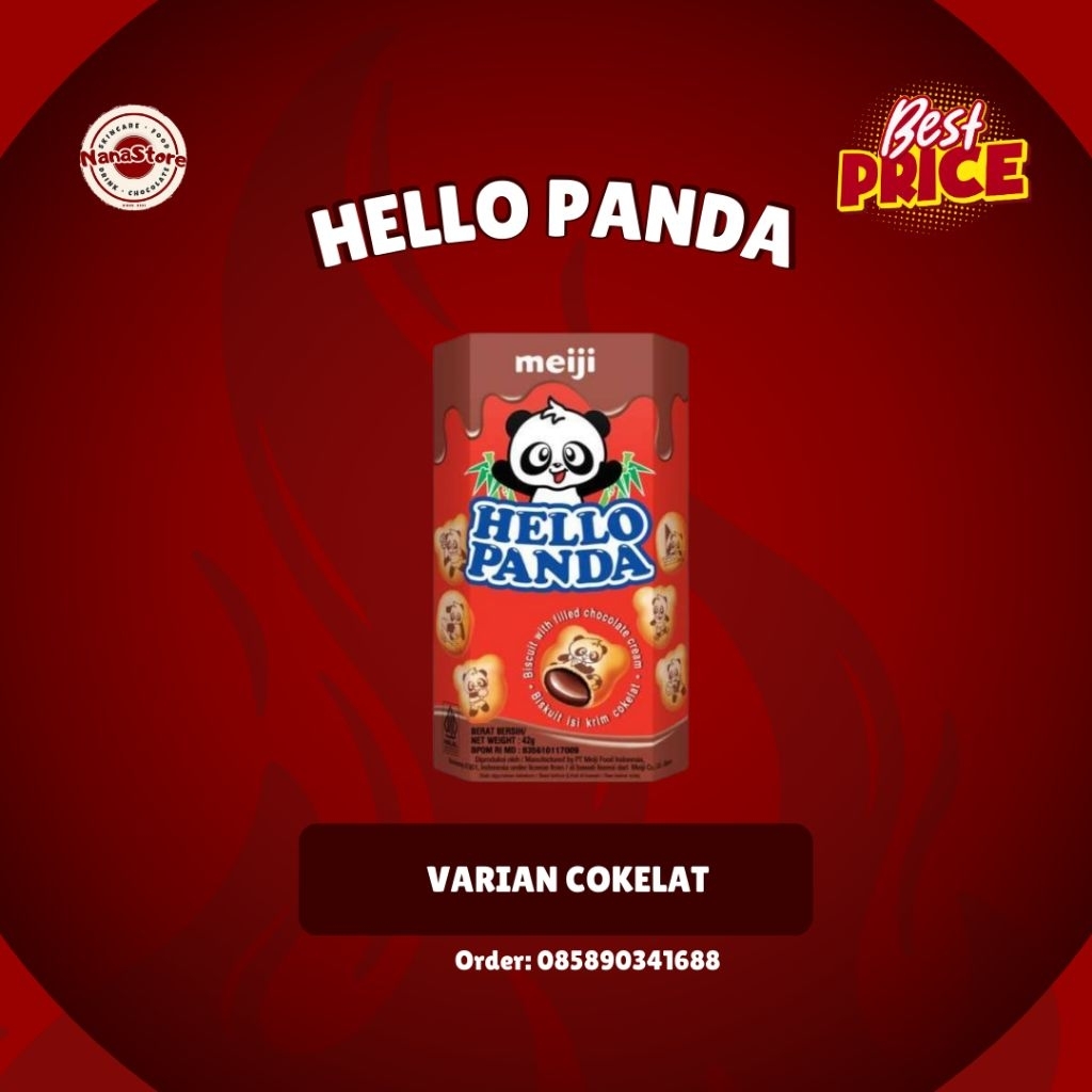

Hello Panda coklat 42gr