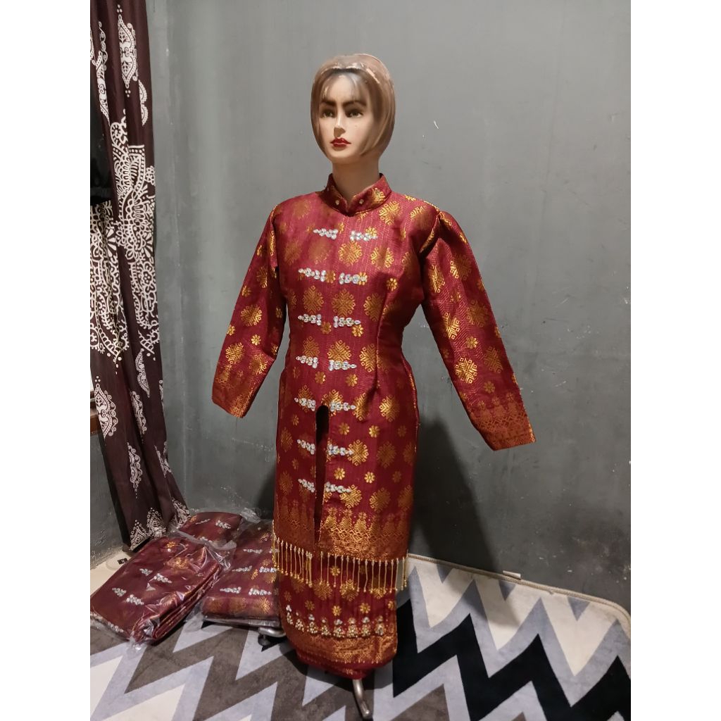 Baju Songket Melayu penari dewasa #melayu