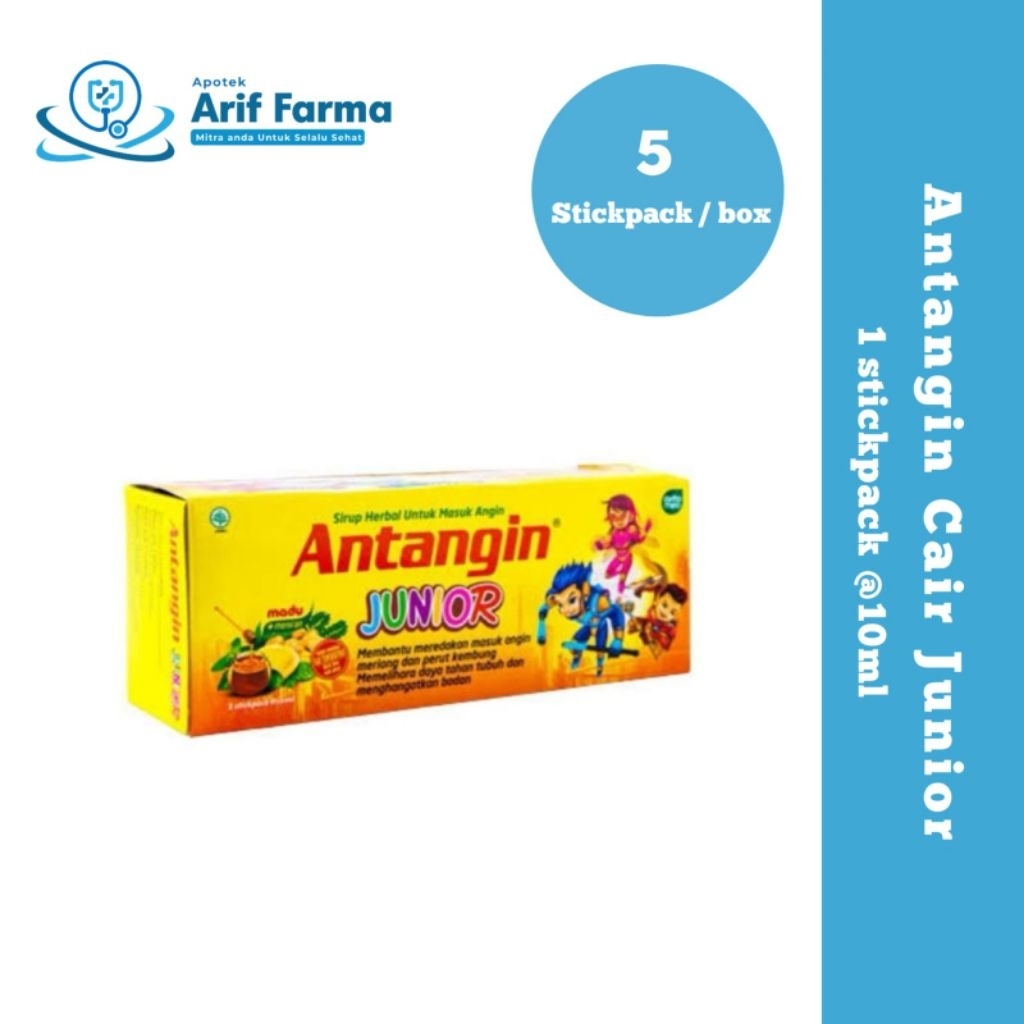 

Antangin Junior 1 box Isi 5 Sachet