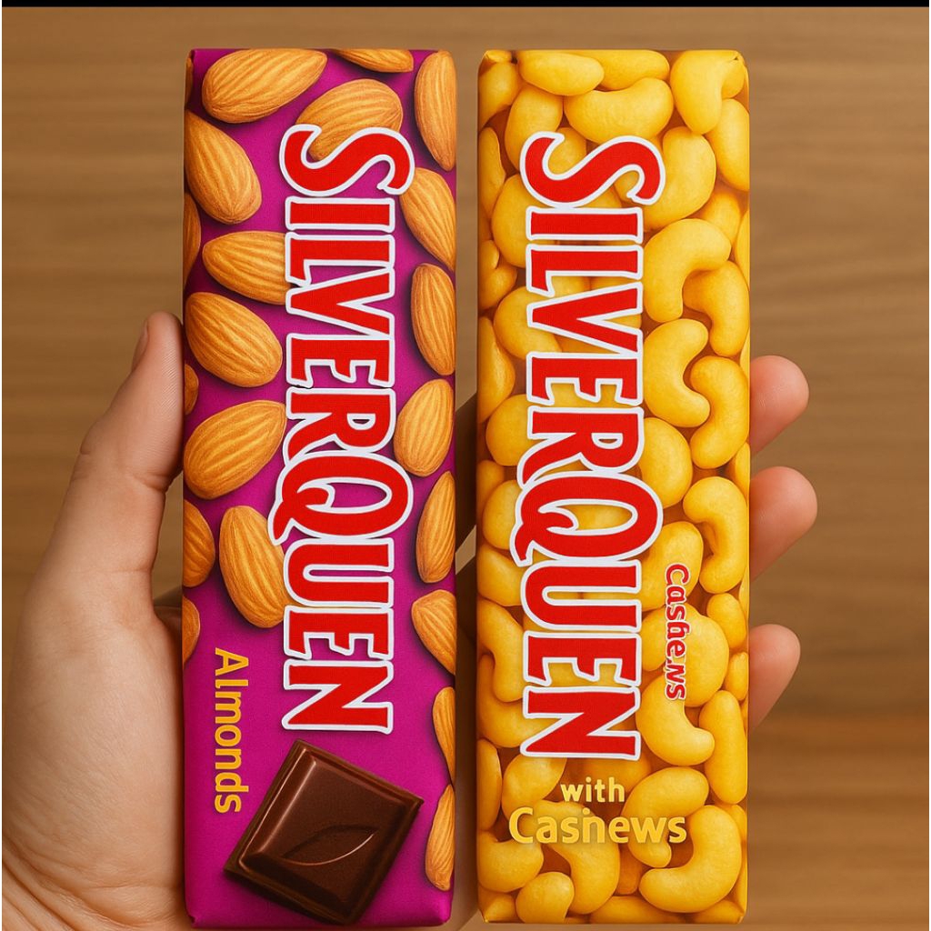 

Silverqueen 55gr almond dan cashews