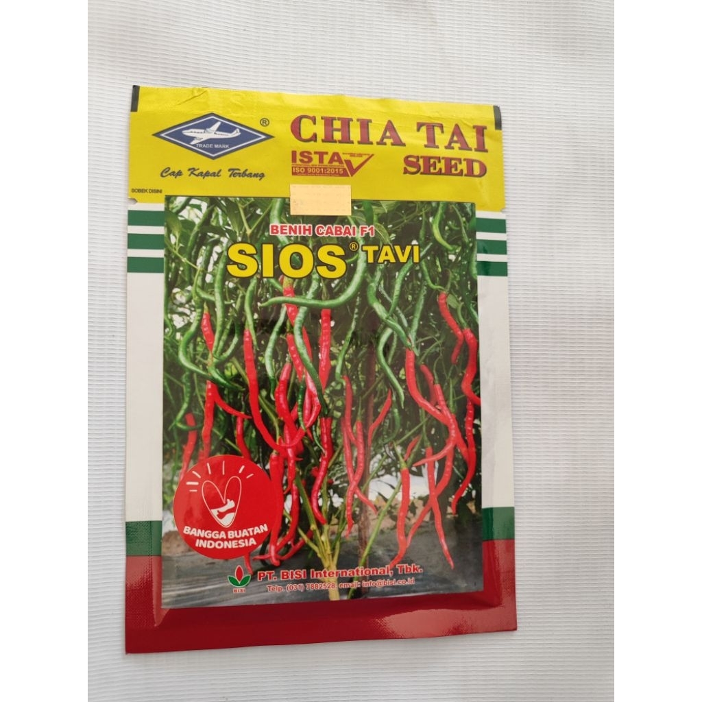 Benih Cabai f1 SIOS Tavi kemasan 10gr dijamin 100% Original