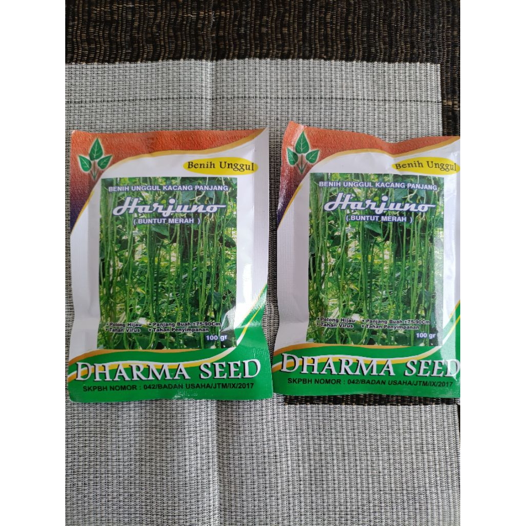 

HARJUNO 100 Gram Kacang Panjang BUNTUT MERAH Tahan Virus