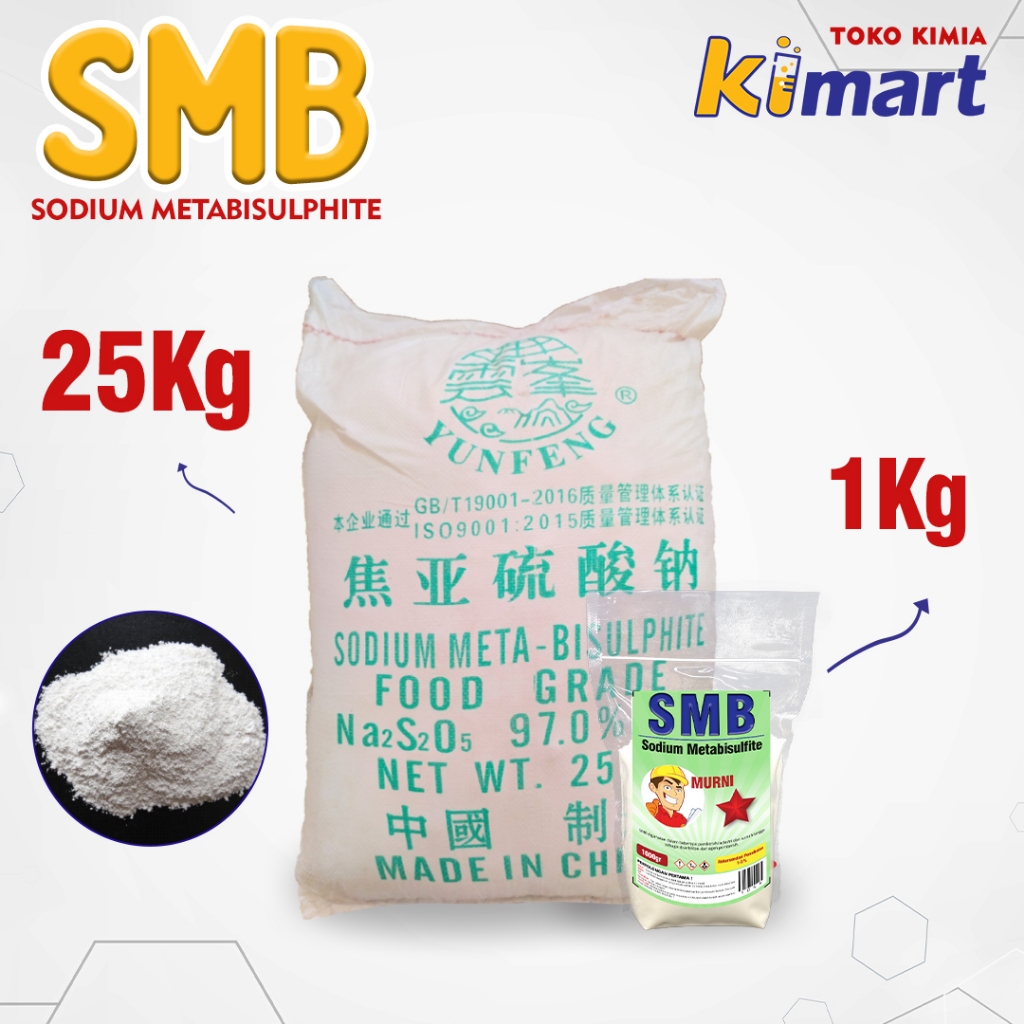 

Sodium Metabisulfit 1KG Sodium Meta-bisulphite SMB FOOD GRADE