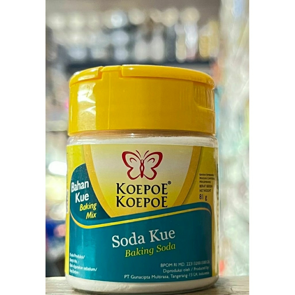 

Koepoe Koepoe Soda Kue 81gr / Pengembang Kue Asam Natrium Bikarbonat