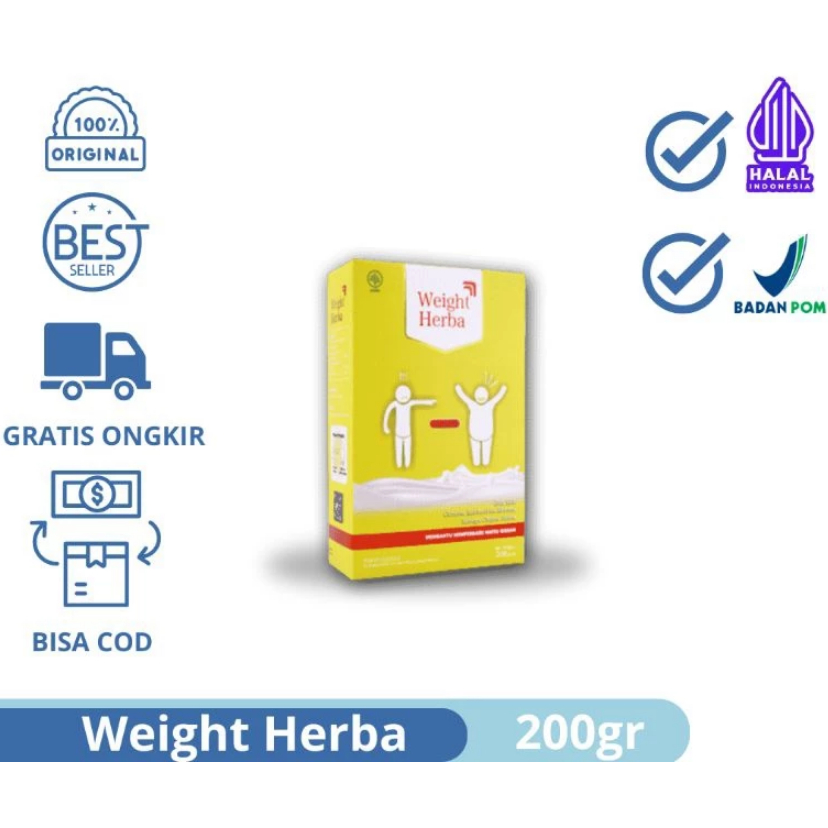 

Weight Herba 200G Susu Penambah Berat Badan & Nafsu Makan