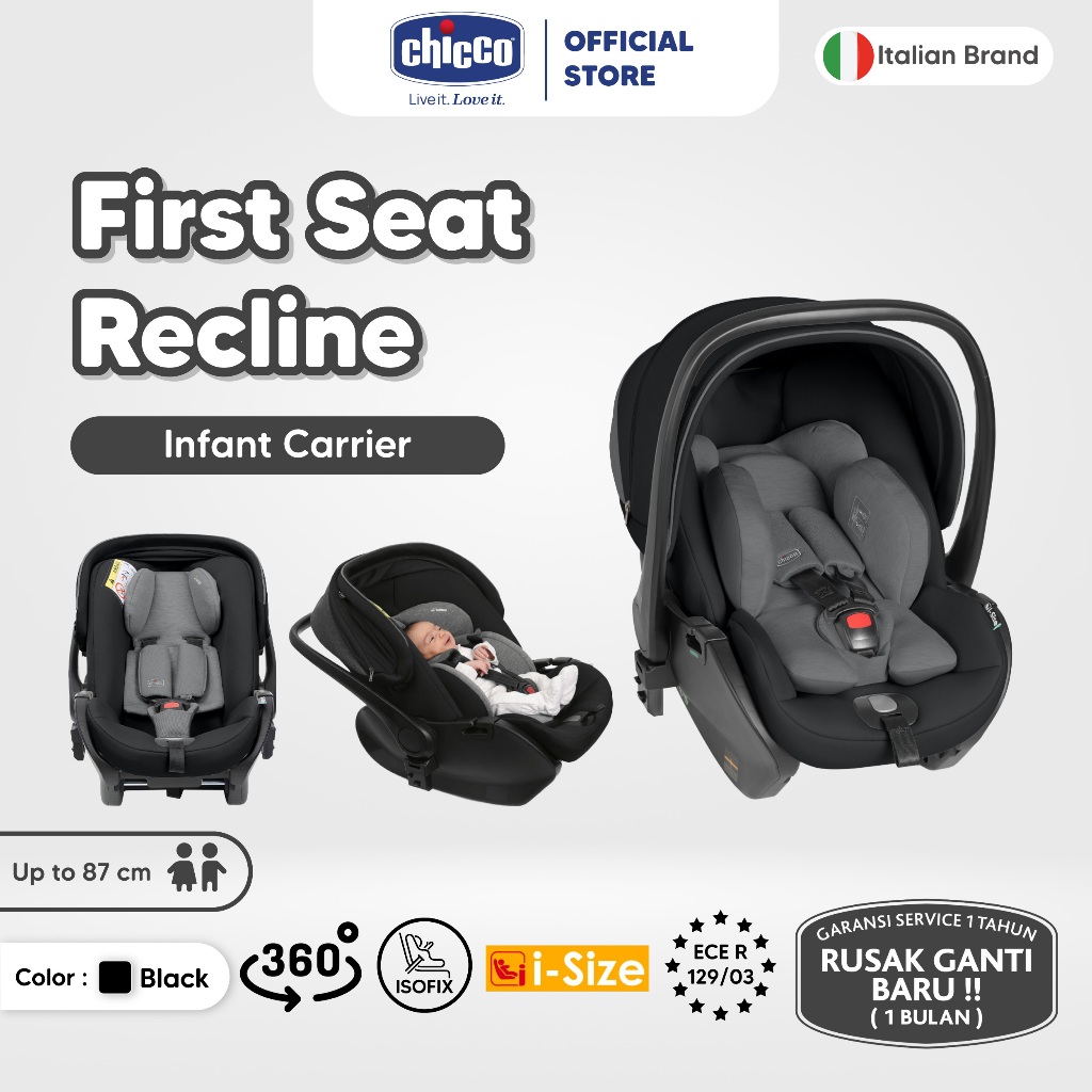 CHICCO First Seat Recline Car Seat / Car Seat Bayi / Baby Car Seat / Infant Carrier Car Seat