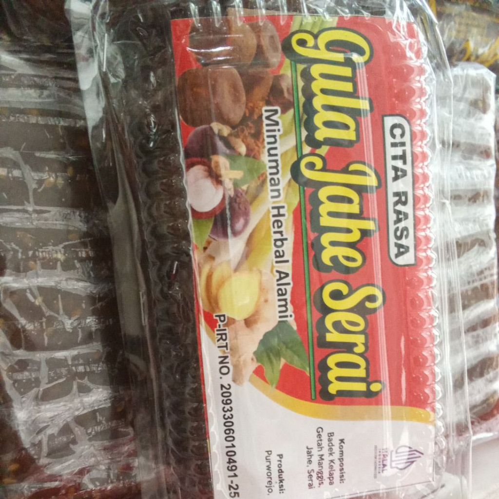 

Gula jahe serai