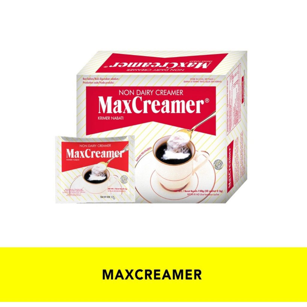 

Max Creamer Sachet 150g (50 sachet x 3g)