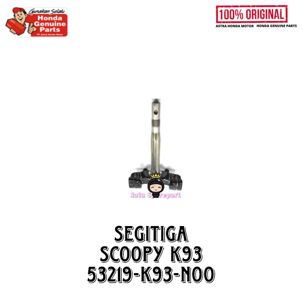 Segitiga Honda Scoopy eSP K93 Original - 53219K93N00 - Segitiga Scoopy eSP K93 - Segitiga Scoopy K93