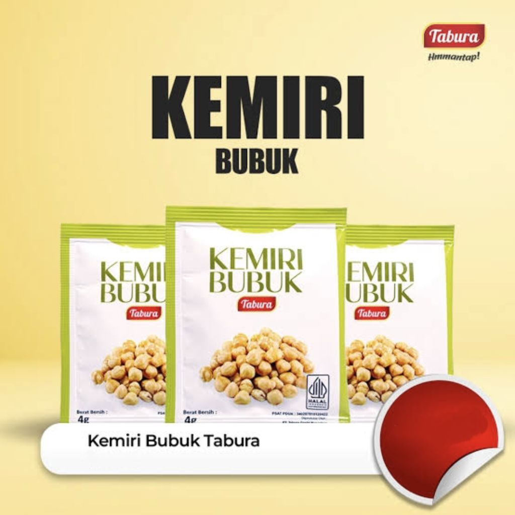 

[2 pcs] Tabura Kemiri Bubuk 4gr / Bumbu Instant