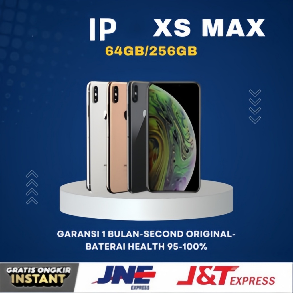 IP XS MAX xs 256gb 64gb Fullset ip xsmax Lcd Original  Batter 100%  | MULUS GOOD