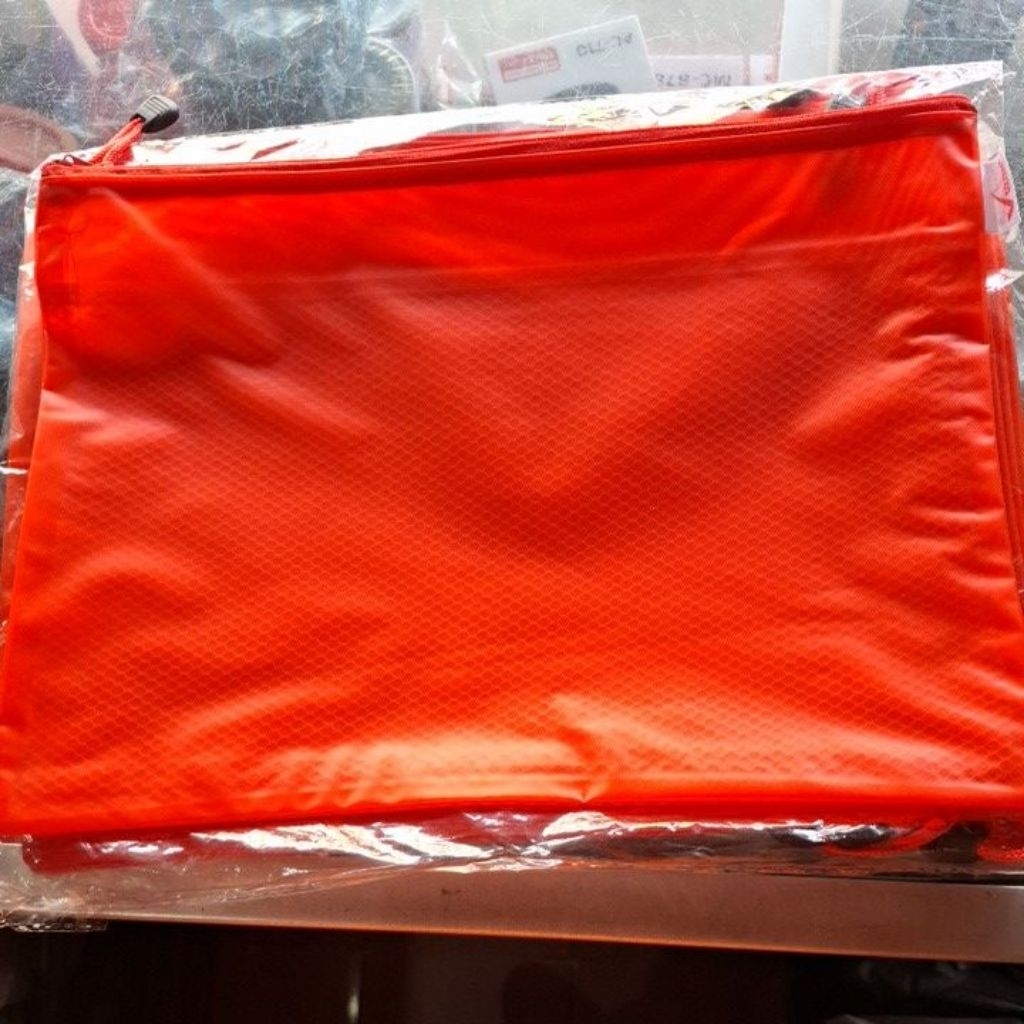 

zipper bag neon V-one (warna : random)