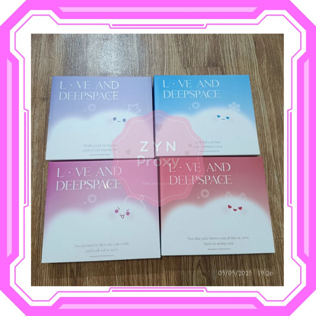 

READY STOCK LOVE AND DEEPSPACE LADS Calendar Standee