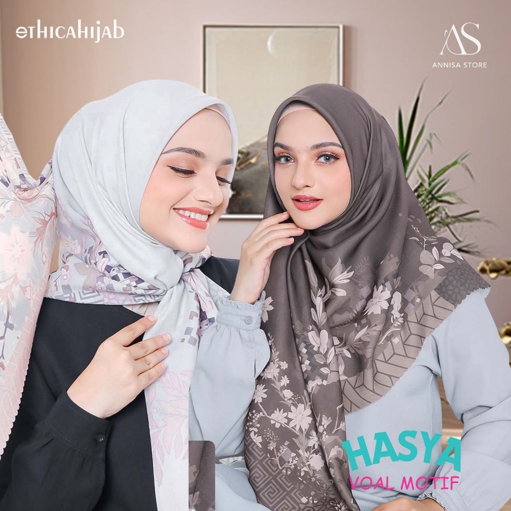 ETHICA HASYA VOAL MOTIF LASERCUT / HIJAB LASERCUT VOAL MOTIF HASYA