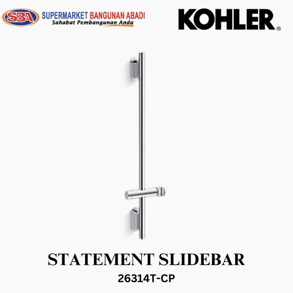 Statement Slidebar Kohler | 26314T-CP | Statement Kohler | Shower Kohler