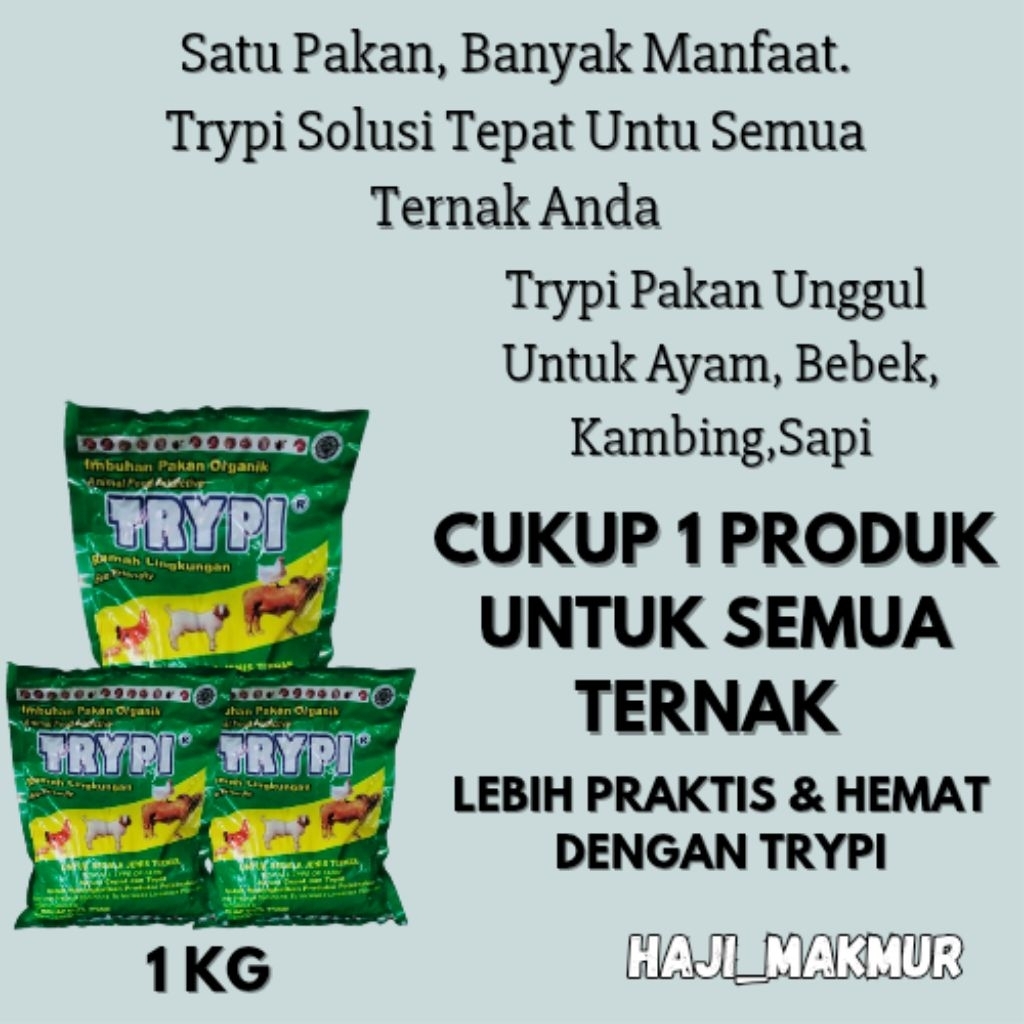 Pakan Ternak Multiguna TRYPi
