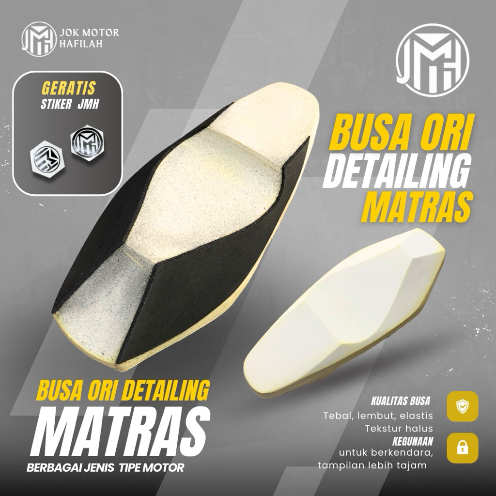 Busa Jok Motor Hafilah Detailing Matras
