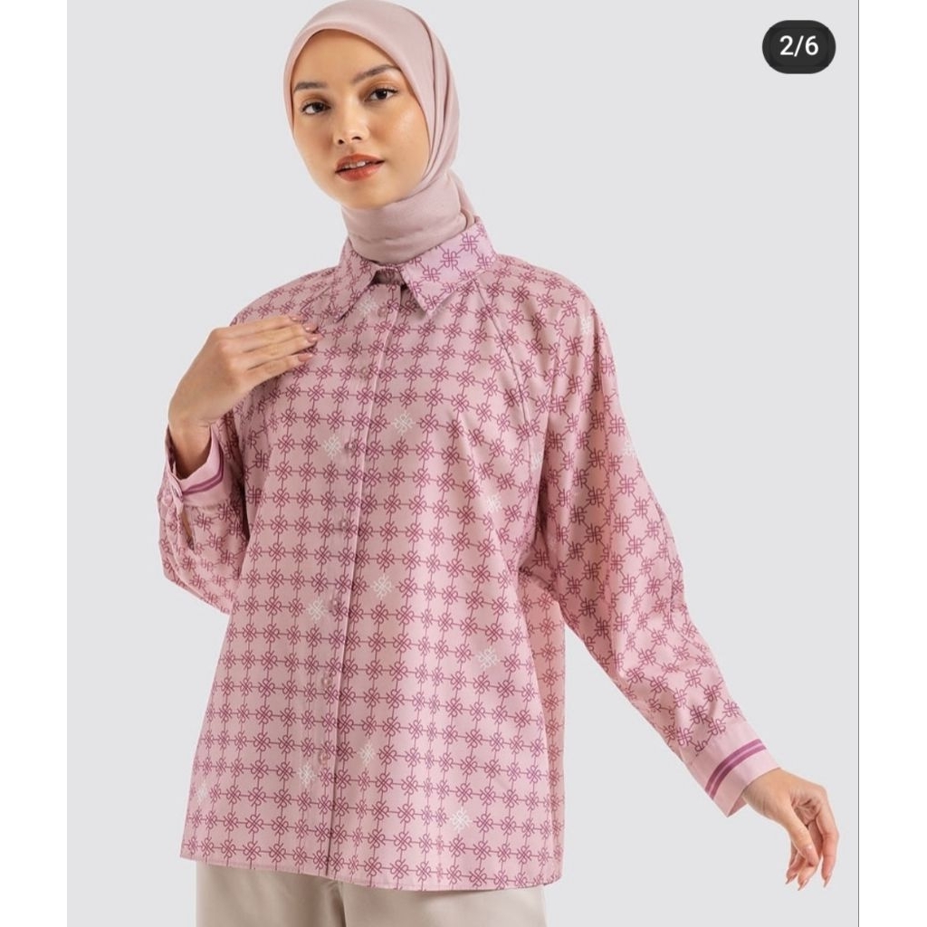 Arsha Shirt Monogram Ria Miranda