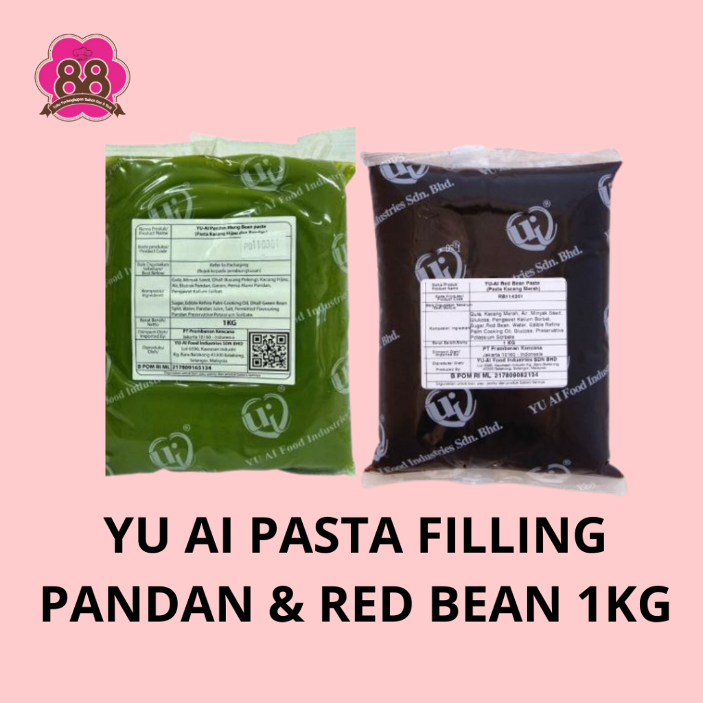 

YU AI FILLING PASTA PANDAN KACANG HIJAU KACANG MERAH