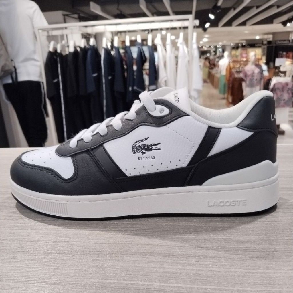 Sepatu Sneakers Pria Lacoste T-CLIP BLACK
