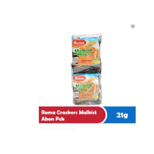 

ROMA CRACKERS MALKIST PCK 14/21g