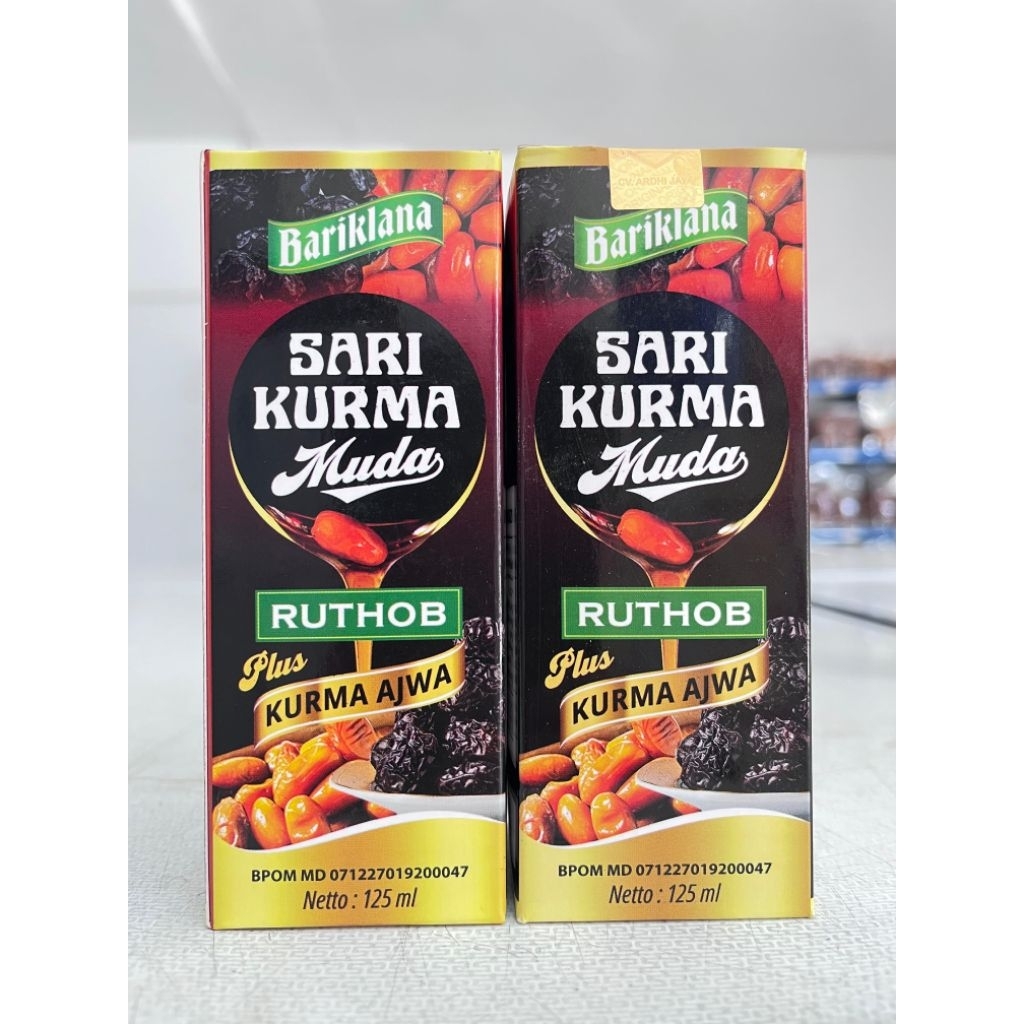

SARI KURMA MUDA RUTHOB PLUS AJWA 125ML