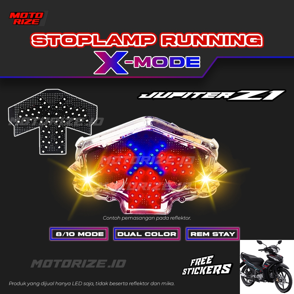 Stoplamp Running X Mode Jupiter Z1 Lampu Rem LED Motor Variasi Motorize