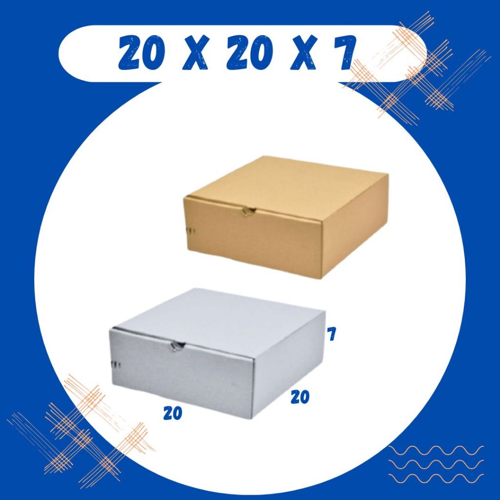

Kardus Nasi Eflute 20x20x7 Box Makanan Dus Packing Kotak Kemasan Karton Pizza