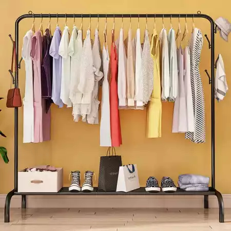 Stand Hanger Gantungan Baju Gawang Baju Estetik Multifungsi Serbaguna