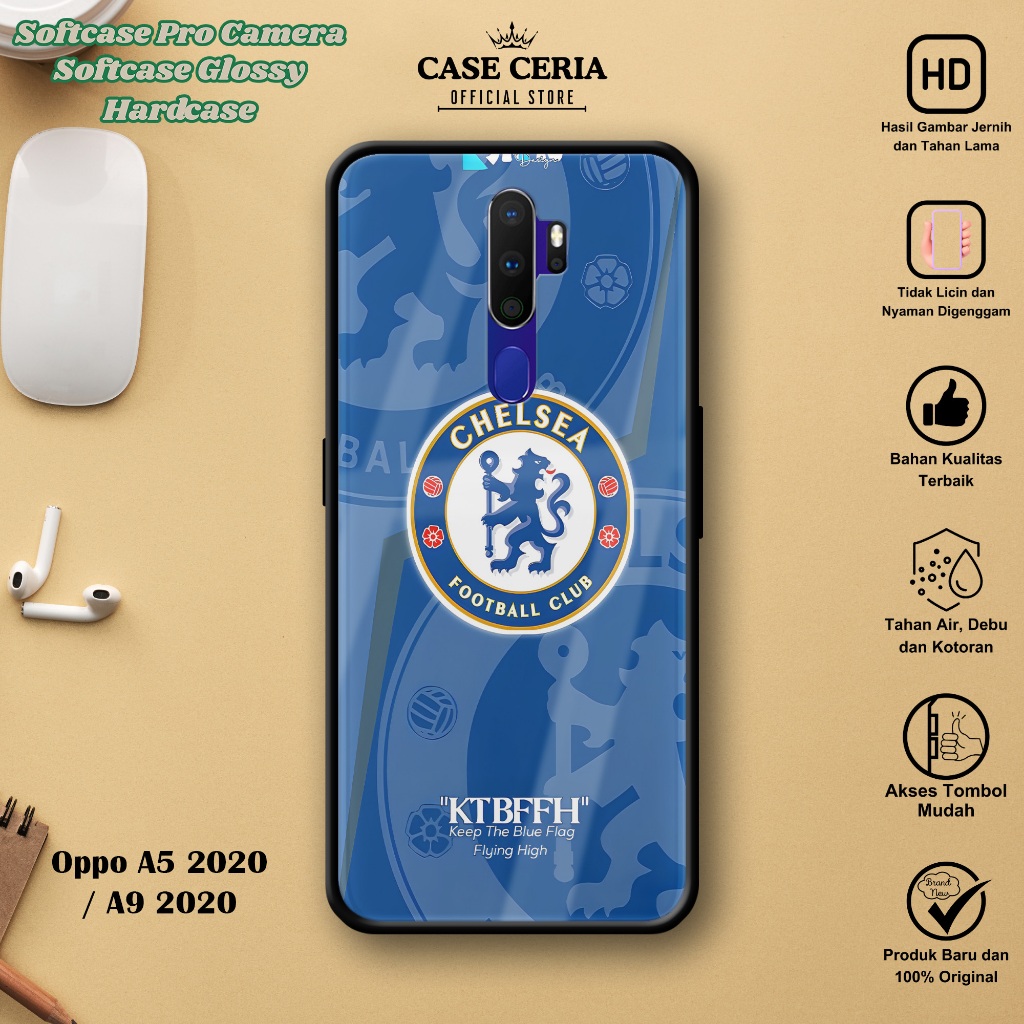 Case For Oppo A5 2020 / A9 2020 - Casing Bola Chel – Softcase Pro Camera – Hardcase – Silikon Case