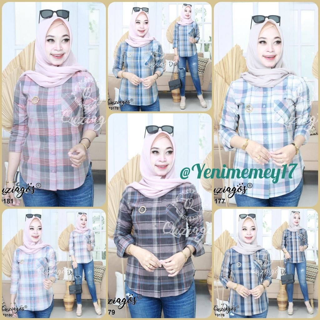 KEMEJA KATUN TRISET // CROPTOP BY QUZIAGOS