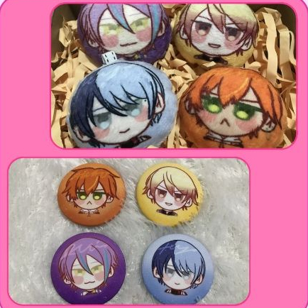 [ CFXX ] Project Sekai Proseka Fantasista Blorbs Squeaky Plush & Glitter Pin Fanmerch