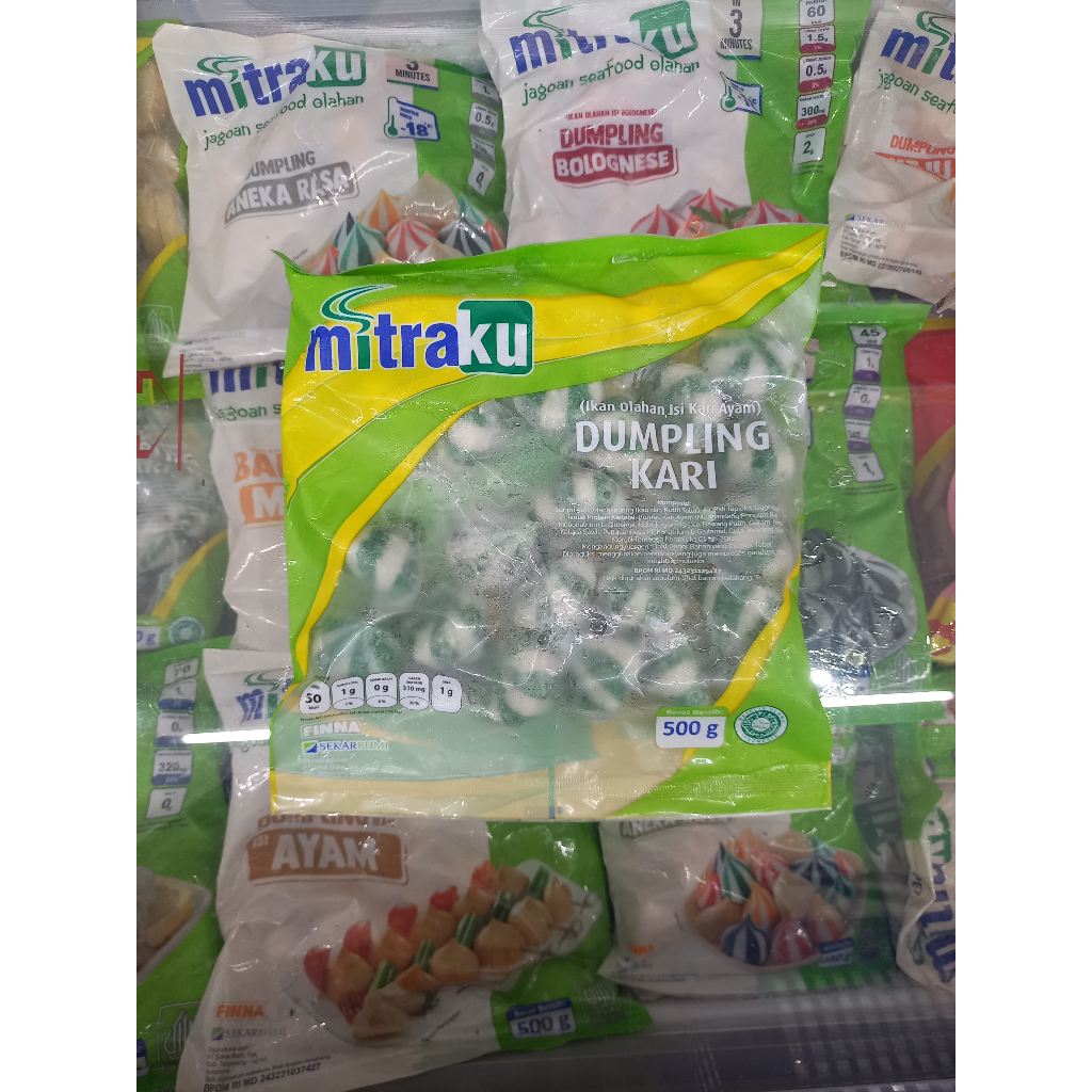 

Frozenfood MITRAKU Dumpling Kari 500gr