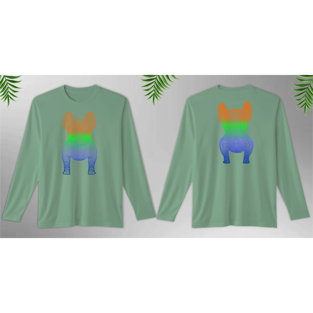 UI8 Kaos Tshirt Lengan Panjang Wanita Katun DTF