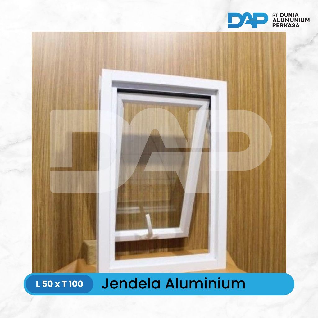 Jendela Aluminium 50 x 100 (jgn lupa klik Packing kayu) - Jendela Alumunium / Produsen Tangan Pertam