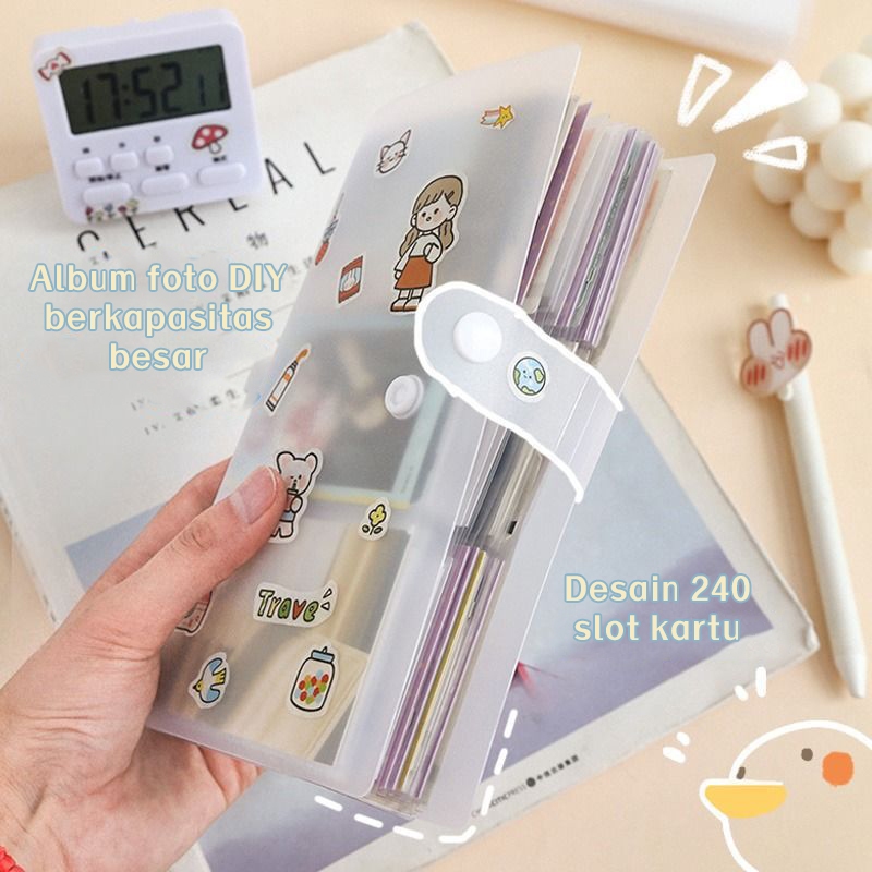 Album Foto Tabungan Pholaroid 2R 120/240 Slot / Album photocard / Saving album