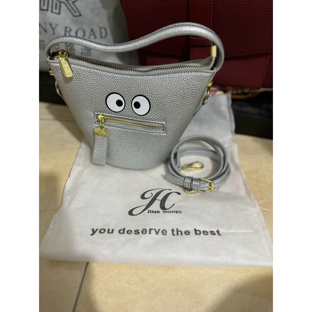 tas jim honey ori size Mini silver